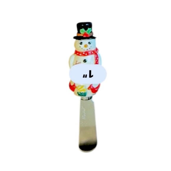 Christopher Radko Snowman-Themed Spreaders Set Of 4 - Picture 6 of 7